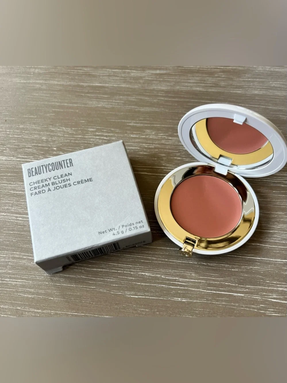 Beautycounter Cheeky Clean Cream Blush in Chai Full Size 0.15 oz - Picture 3 of 9